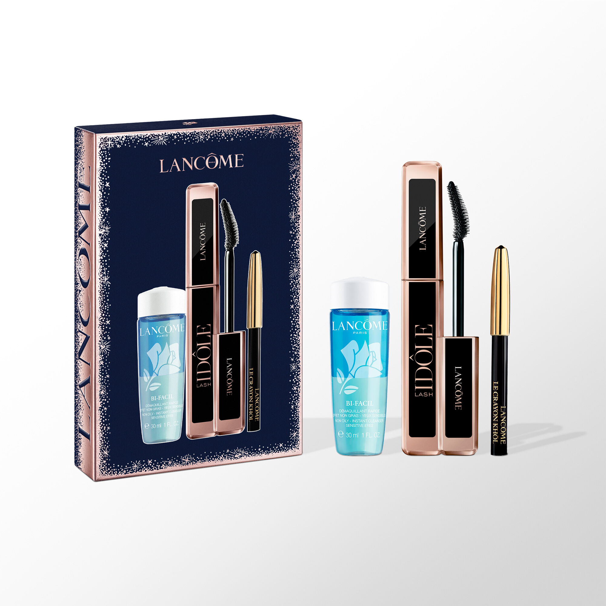 LASH IDOLE + MİNİ GOZ KALEMİ + BI-FACIL YILBAŞI MAKYAJ SETİ
