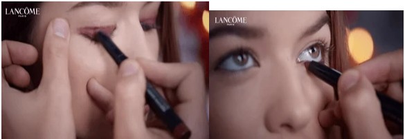 Eye makeup suggestions with metallic colored eye shadows